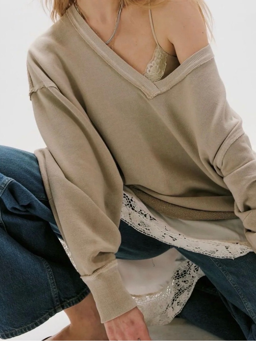 We The Free Venice Pullover Small Oversized New Without Tags